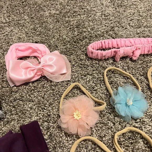 Box of baby girl bows